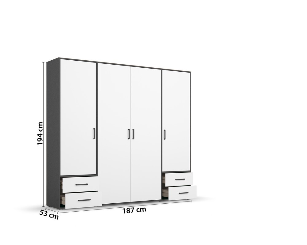 Viola Drehtürenschrank