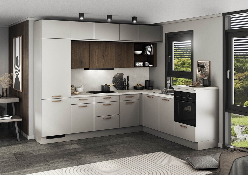 Cindy-Buntjaspis-Louisian Einbauküche