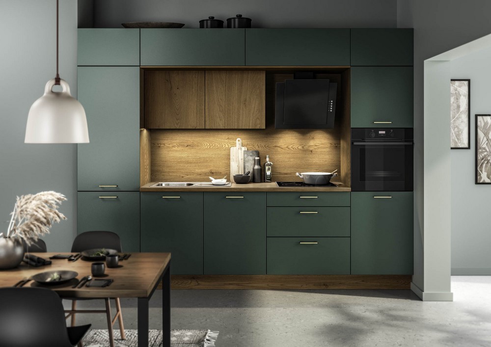 Cindy-Buntjaspis-Louisian Einbauküche