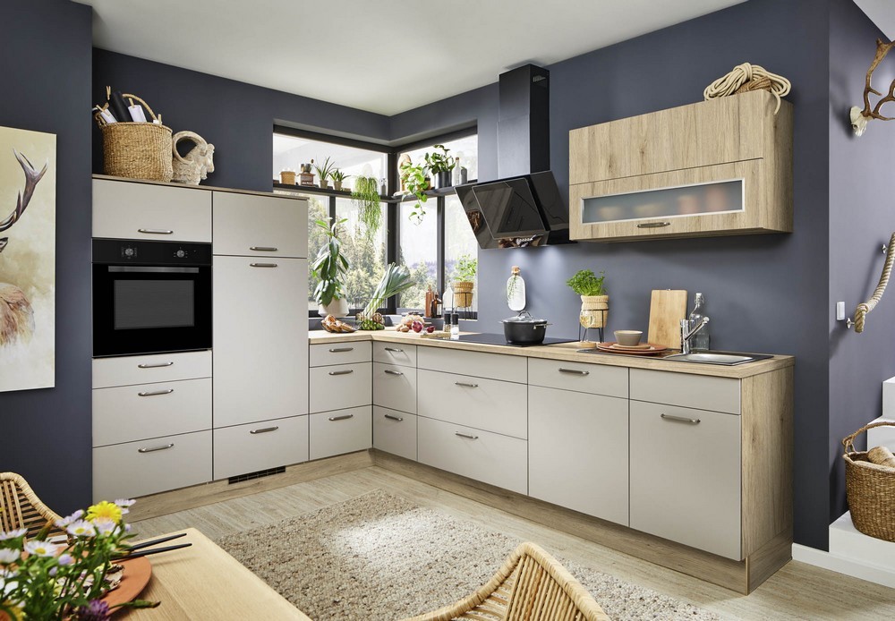 Cindy-Buntjaspis-Louisian Einbauküche